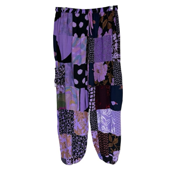 Other - Purple Patchwork Bohemian Hippie Harem Pants